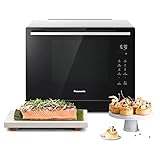 Panasonic NN-CS89LB 4in1 Kombi Dampfbackofen mit Mikrowelle (1000 Watt, Dampfgarer, Grill, Inverter Mikrowelle, Heißluft, 31 Liter), Schwarz-Edelstahl